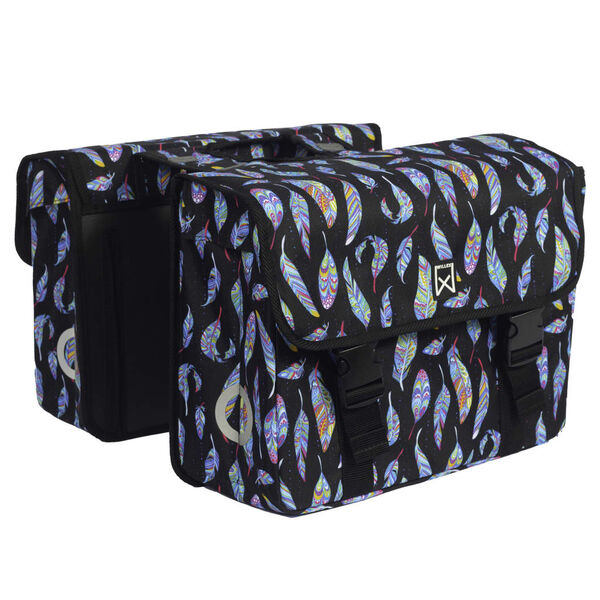 Willex Bicycle Panniers 34 L Blue Feather