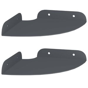 vidaXL Corner Floating Shelf 2 pcs Anthracite 15 x 15 x 2 cm