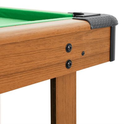 vidaXL 4 Feet Billiard Table 122x61x76 cm Brown