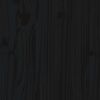 vidaXL Bed Headboard Black 81x4x100 cm Solid Wood Pine