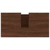 vidaXL Bathroom Cabinet Brown Oak 65x33x60 cm Engineered Wood
