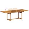 vidaXL 9 Piece Garden Dining Set Solid Wood Acacia and Textilene