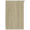 vidaXL Drawer Cabinet Sonoma Oak 40x50x76 cm Engineered Wood