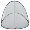 vidaXL Beach Tent Grey Pop-up Waterproof