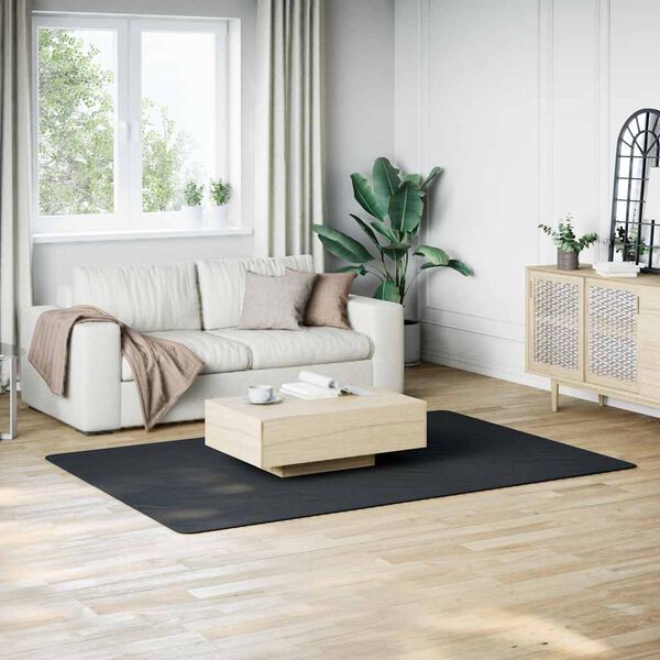 vidaXL Washable Rug Soft Shaggy 160x230 cm Anti Slip Black