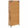 vidaXL Highboard Old Wood 69.5 x 34 x 180 cm Engineered Wood