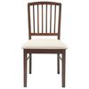 vidaXL Dining Chairs 2 pcs Light Brown 50 x 52.5 x 91 cm