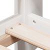 vidaXL Bunk Bed without Mattress White 75x190 cm Small Single Solid Wood Pine