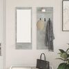 vidaXL Wall-Mounted Coat Rack with Shelf Concrete grey 70 x 10 x 90 cm