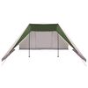 vidaXL Family Tent Folding Manual Green and Beige 660 x 456 x 200 cm