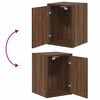vidaXL Garage Wall Cabinets 2 pcs Brown Oak Engineered Wood
