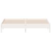 vidaXL Bed Frame without Mattress White 200x200 cm Solid Wood Pine