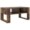 vidaXL Coffee Table Smoked Oak 92 x 53 x 45 cm Engineered Wood