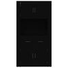 vidaXL Highboard Black Engineered Wood