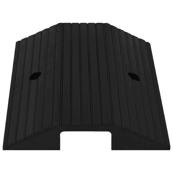 vidaXL Bridge Threshold Ramps 3 pcs 49x40x8 cm Rubber