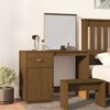 vidaXL Dressing Table Honey Brown 95x50x134 cm Solid Wood Pine