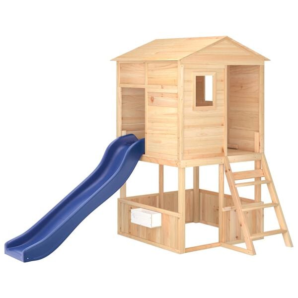 vidaXL Outdoor Playset Solid Wood Fir