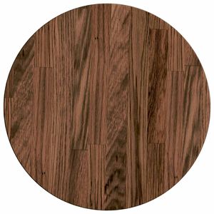 vidaXL Table Top Dark Brown &Oslash; 30 x 2.5 cm Solid Oak Wood