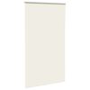 vidaXL Roller Blind Blackout Off White 120x210 cm Fabric Width 116.6 cm Polyester