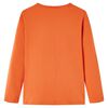 Kids' T-shirt with Long Sleeves Burnt Orange 104
