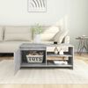 vidaXL Coffee Table Concrete Grey 102x50x45 cm Engineered Wood