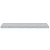 vidaXL Floating Wall Shelf Concrete Grey 90x23.5x3.8 cm MDF