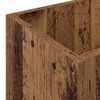 vidaXL Umbrella Stand Old Wood 25 x 24.5 x 64 cm Engineered Wood