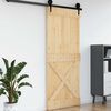 vidaXL Door NARVIK 95x210 cm Solid Wood Pine