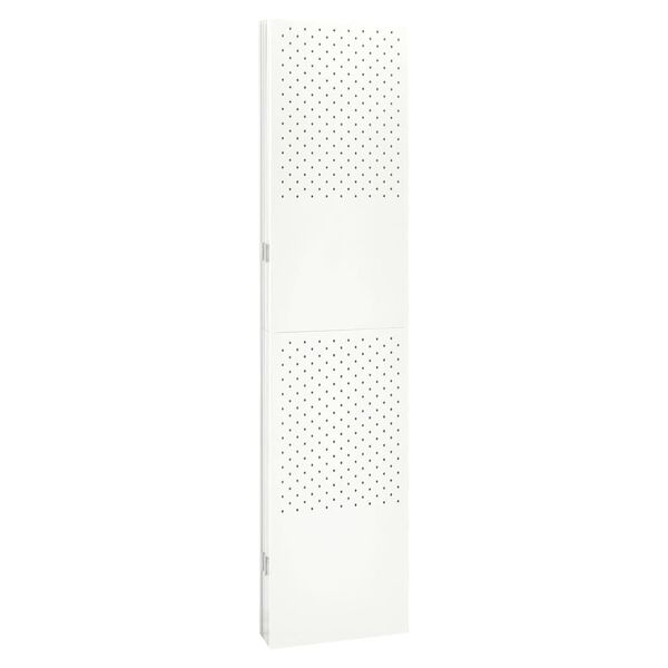 vidaXL 6-Panel Room Divider White 240x180 cm Steel