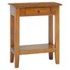 vidaXL Console Table with Drawer 60x30x75 cm Solid Wood Mahogany