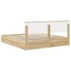 vidaXL Storage Bed with Drawer Sonoma Oak 180 x 200 cm Engineered Wood