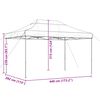 vidaXL Foldable Party Tent Pop-Up Terracotta 440x292x315 cm