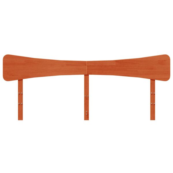 vidaXL Headboard Wax Brown 180 cm Solid Wood Pine
