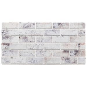 vidaXL 3D Wall Panels 10 pcs Light Grey 100x50 cm EPS