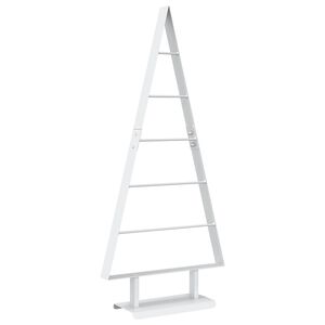 vidaXL Metal Christmas Tree with Stand KUOPIO 90 cm Steel White