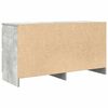 vidaXL TV Cabinet Concrete Grey 100x35x54 cm Engineered Wood