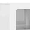 vidaXL Sideboard High Gloss White 80.5 x 35 x 59 cm Engineered Wood