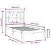 vidaXL Bed Frame without Mattress Solid Wood Single