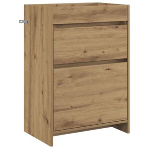 vidaXL Bathroom Under Sink Cabinet Artisan Oak 56 x 37.5 x 81 cm