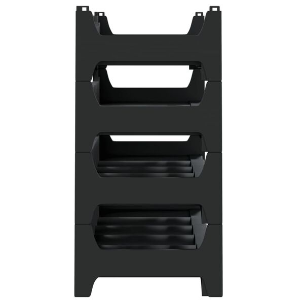 vidaXL Wine Rack for 24 Bottles PP Stackable