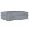 vidaXL Pallet Collars 2 pcs Grey 120x80 cm Solid Wood Pine