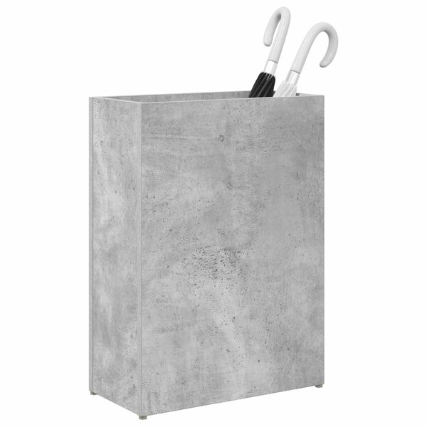vidaXL Umbrella Stand Concrete Grey 40 x 20 x 55.5 cm Engineered Wood