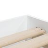 vidaXL Bed Frame with Drawers without Mattress White 90x200 cm