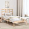 vidaXL Bed Frame without Mattress 90x200 cm Solid Wood