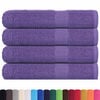 vidaXL Towels 4 pcs "FROGN" Purple 100x200 cm 100% Cotton
