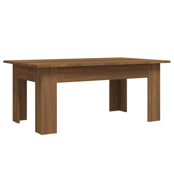 vidaXL Coffee Table Brown Oak 100x60x42 cm Engineered Wood