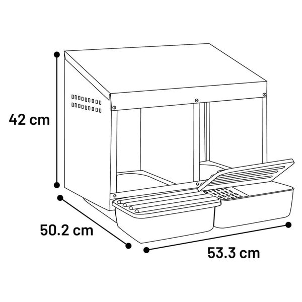 FLAMINGO Indoor Nesting Box with 2 Nests Julie Green