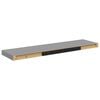 vidaXL Floating Wall Shelf Grey 90x23.5x3.8 cm MDF