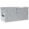 vidaXL Aluminium Box 61.5x26.5x30 cm Silver