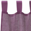 vidaXL Voile Curtains with Loops 2 pcs Purple 140x225 cm